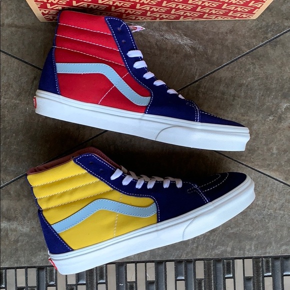 VANS Sk8-Hi SUNSHINE Multi/True White men’s - Picture 5 of 16